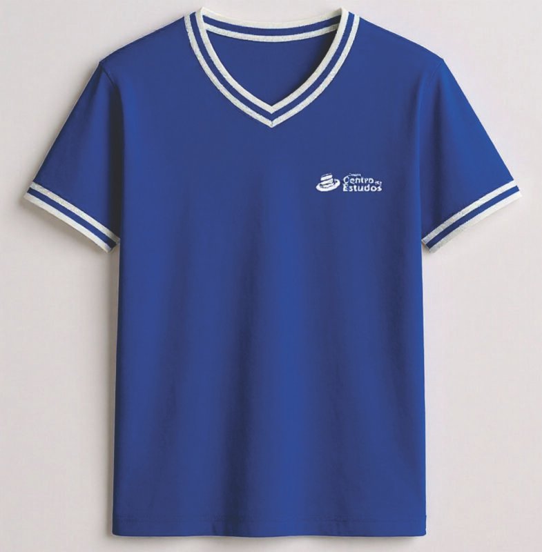 Camisa Azul- Ens. Fundamental (1° ao 9° ano)